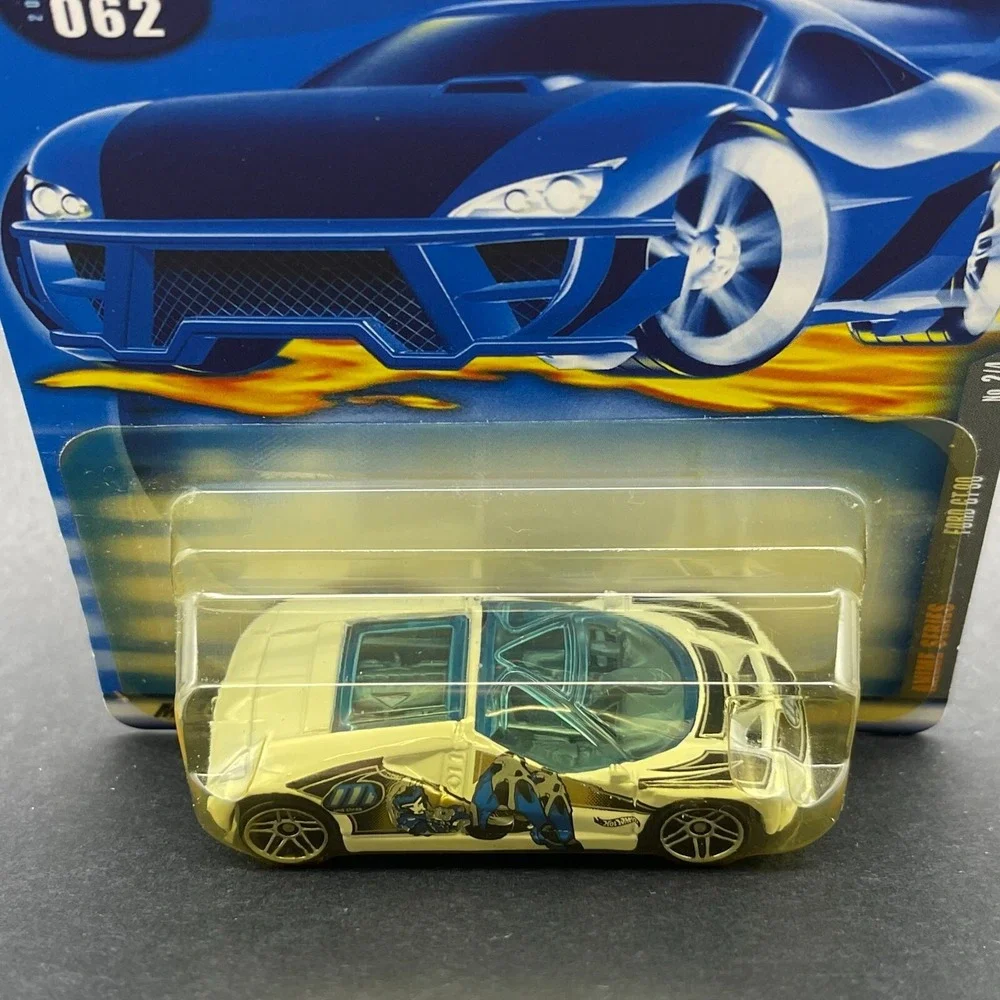 Hot Wheels Ford GT-90 Car White Graphics‎ Diecast 1/64 Scale Anime Series #062